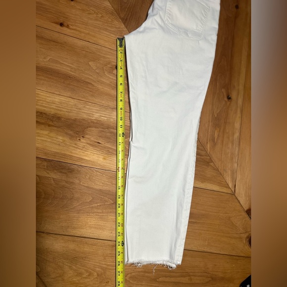 Talbots Flawless Women's Bright White Slim Ankle Curvy jeans size 12 - Picture 10 of 11